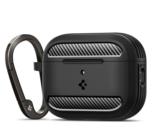 Spigen Rugged Armor Do Apple Airpods Pro 3 Matte Black - 1367313 - zdjęcie